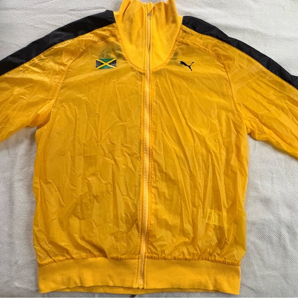 Team Jamaica Puma Windbreaker / Track Jacket – Size Large